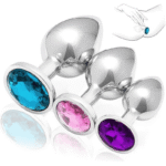 Super Jewelled Metal Butt Plugs