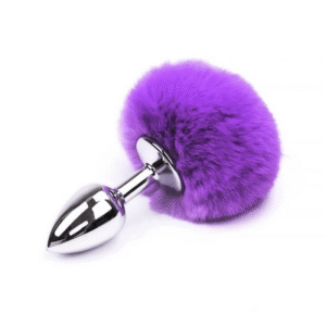 Fluffy Rabbit Tail Butt Plug - Image 5