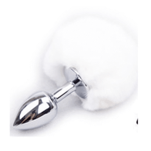 Fluffy Rabbit Tail Butt Plug - Image 3