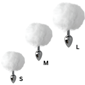 Fluffy Rabbit Tail Butt Plug - Image 2
