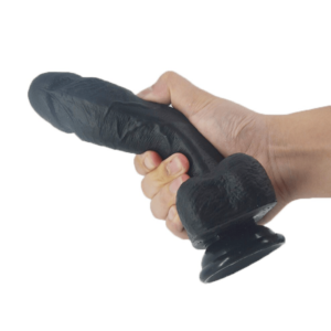 Double Layer Danny G Spot Black Dildo 8.46 Inch - Image 1