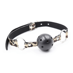 Leopard Print Ball Gag - Image 3