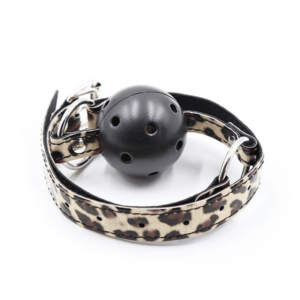 Leopard Print Ball Gag - Image 5