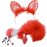Fox Tail Anal Plug Set