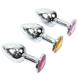 Super Jeweled Metal Butt Plugs - Image 5