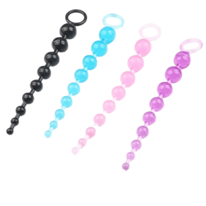 Long Amatory Colorful Anal Beads - Image 1