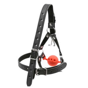Harness Ball Gag With Nose Hook - Image 5
