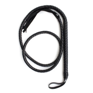 BDSM Punishment Long Black Whip - Image 1