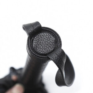 Small Black Leather Whip - Image 2