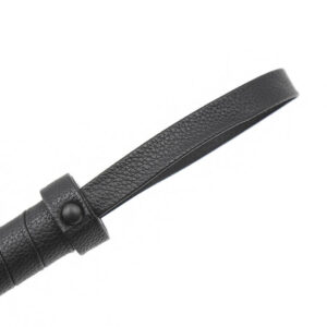 Small Black Leather Whip - Image 6