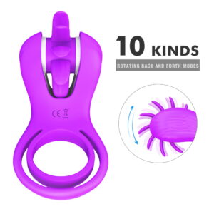 LIX Clit Licking Cock Ring - Image 3