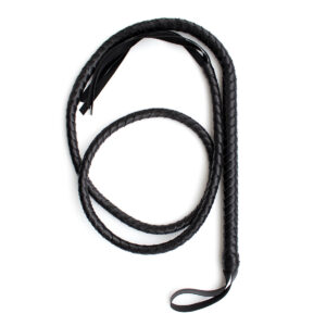BDSM Punishment Long Black Whip - Image 4