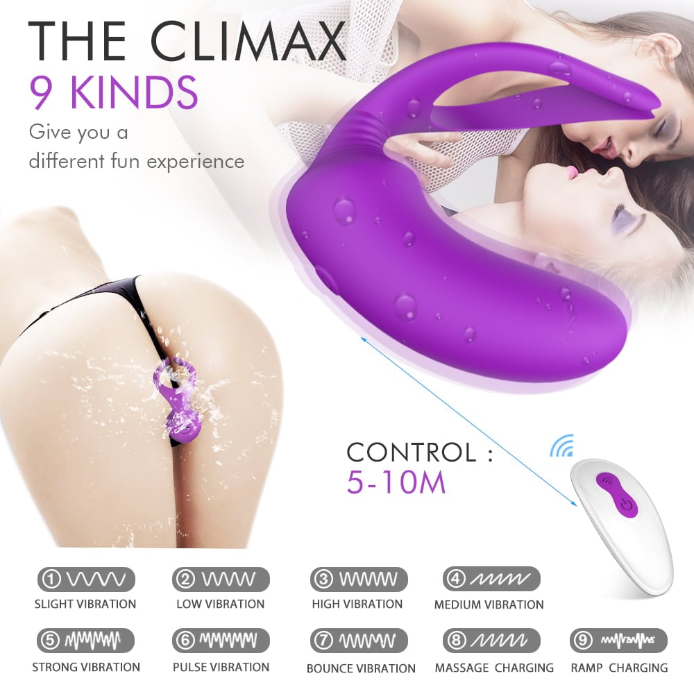 9 Speed Multi Use Vibrator for Couples or Solo Fun