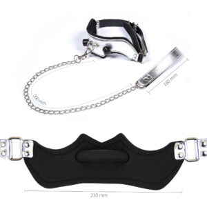 Slave Adult Fetish Dog Neck Collar Chain - Image 2