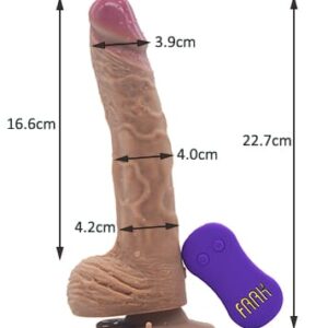 8.5 Inch Silicone Vibrator Dildo 8 Modes - Image 5