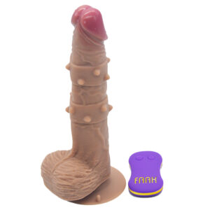 9 inch Silicone Vibrator & Rotating Dildo - Image 3
