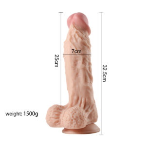 12.7 Inch Leilong silicone dildo & balls - Image 5