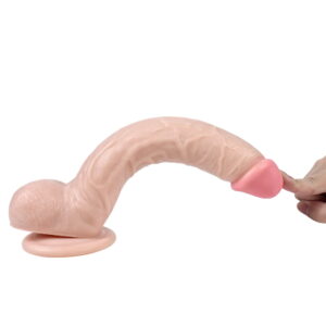 10.23 Inch Optimus PVC Dildo With Balls And Suction Cup - Image 4