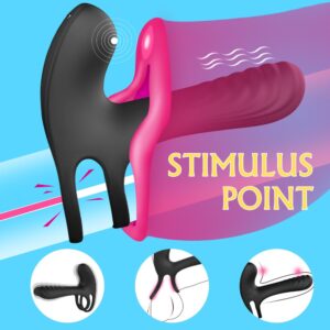 Remote Control Couples Vibrator Extra Shaft Girth - Image 2