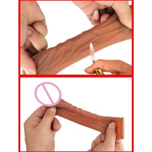 Classic Liquid Silicone Penis Sleeve 12 cm - Image 4