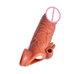 Classic Liquid Silicone Penis Sleeve 12 cm - Image 3