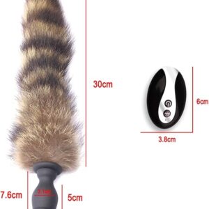 Vibrating Fox Tail Anal Plug with Remote Control - Image 5