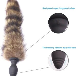 Vibrating Fox Tail Anal Plug with Remote Control - Image 3