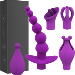 5 in 1 Glans Plug Vibrator Sex Toy - Image 3