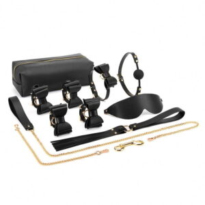 Elegant Kink 21-Piece BDSM Leather Play Set – Red & Black Luxury Kit - Image 3