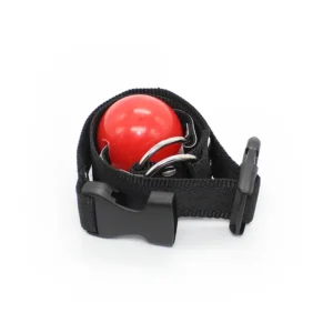 Naughty PVC Red Rubber Ball Gag - Image 2