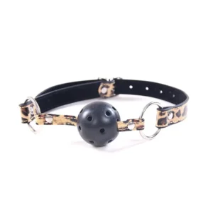Leopard Print Ball Gag - Image 2