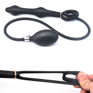 Double steel ball inflatable anal plug - Image 4