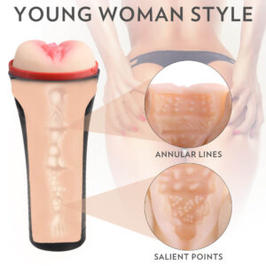 Max Satisfaction Flesh Light - Male Masturbator Super Pleasure for Men - Cup Penetration, Pussy Imitation - Image 7