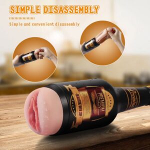Beer Bottle Shaped Vibrating Flesh Light - Image 4