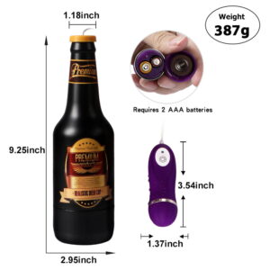Beer Bottle Shaped Vibrating Flesh Light - Image 6