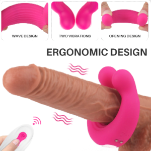 Horse Shoe Vibrating Cock Ring Remote Control - Image 3