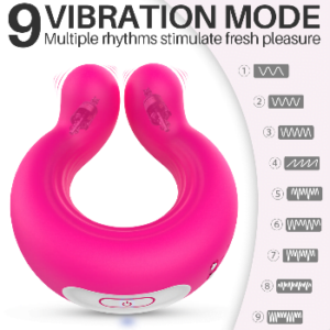 Horse Shoe Vibrating Cock Ring Remote Control - Image 4