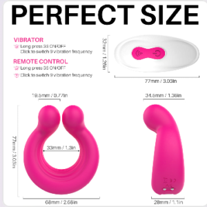 Horse Shoe Vibrating Cock Ring Remote Control - Image 9