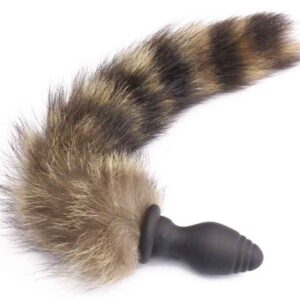 Vibrating Fox Tail Anal Plug with Remote Control - Image 1