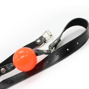 Naughty Leather Ball Gag - Image 4