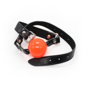 Naughty Leather Ball Gag - Image 5