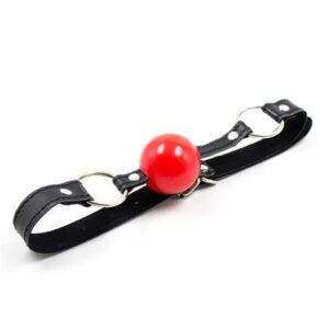 Naughty Leather Ball Gag - Image 7