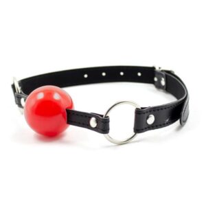 Naughty Leather Ball Gag - Image 8