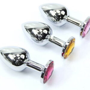 Metal Jeweled Anal Plug SET - Image 5