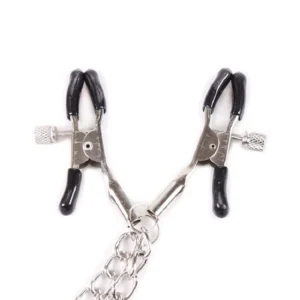 O-Ring Gag with Nipple Clamps - Image 3