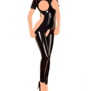Sexy Black Catsuit - Image 2