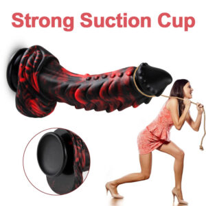 Dragon Black-Red or Gold-Purple-White Thick Dildo with layers - Your Angry Monster Dick - Image 8