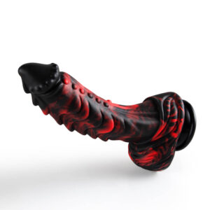 Dragon Black-Red or Gold-Purple-White Thick Dildo with layers - Your Angry Monster Dick - Image 2