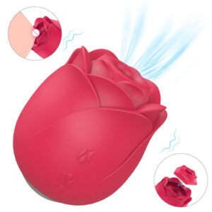 Sucking Flower 2 Rose Shaped Vibrator - Image 1