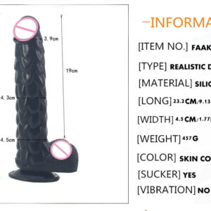 The Armadillo 9.13inch Suction Cup Dildo - Image 3